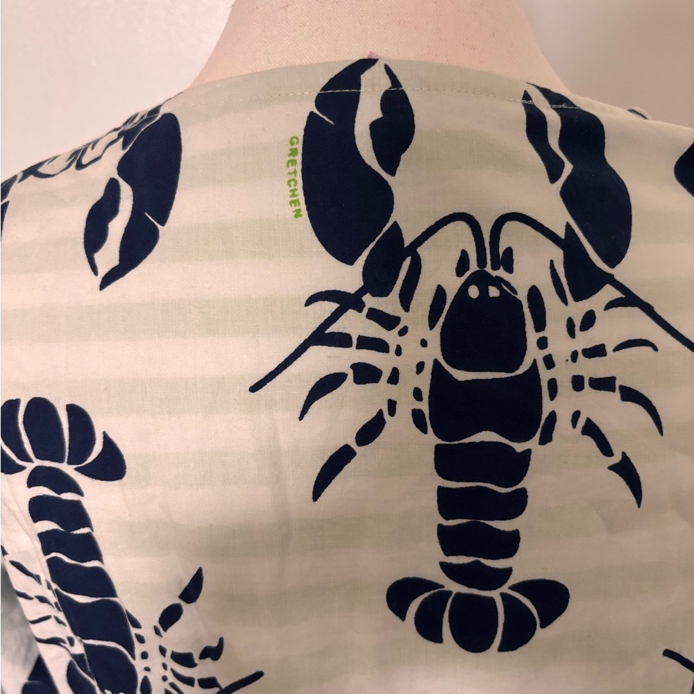 Lobster Print Tunic with Green Accents - Picture 8 of 9